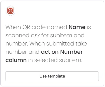 Ask for number and subitem variation