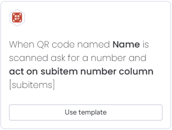Ask for number subitems variation