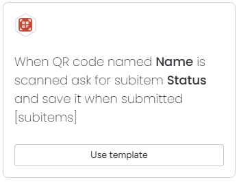Ask for status subitems variation
