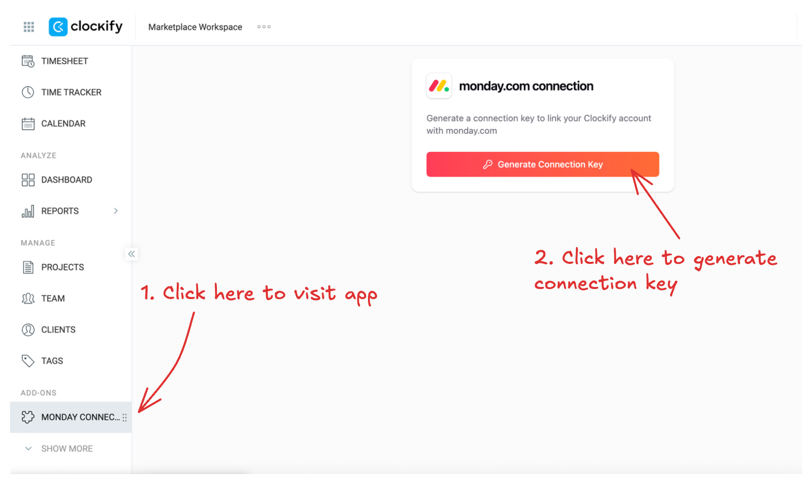 Clockify app