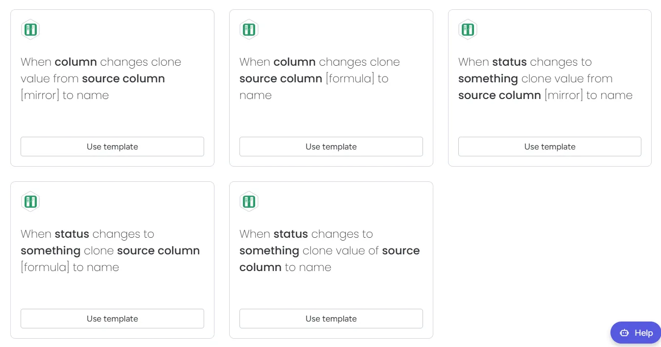Name column example automation
